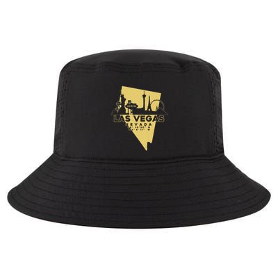 Las Vegas Nevada Skyline Gps Coordinates Cool Comfort Performance Bucket Hat