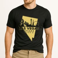 Las Vegas Nevada Skyline Gps Coordinates Cooling Performance Crew T-Shirt