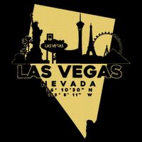 Las Vegas Nevada Skyline Gps Coordinates 16 in Basic Backpack
