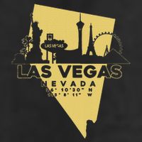 Las Vegas Nevada Skyline Gps Coordinates Golf Towel