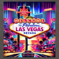 Las Vegas Nevada Design Las Vegas Souvenir Cotton Canvas Backpack