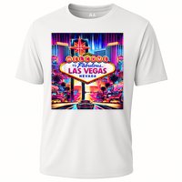 Las Vegas Nevada Design Las Vegas Souvenir Cooling Performance Crew T-Shirt
