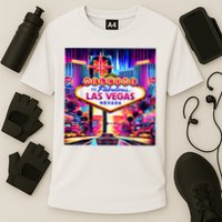 Las Vegas Nevada Design Las Vegas Souvenir Cooling Performance Crew T-Shirt
