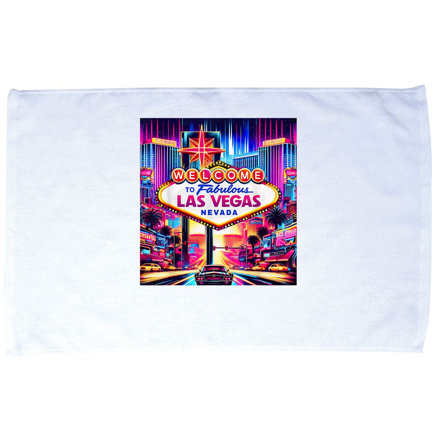Las Vegas Nevada Design Las Vegas Souvenir Microfiber Hand Towel