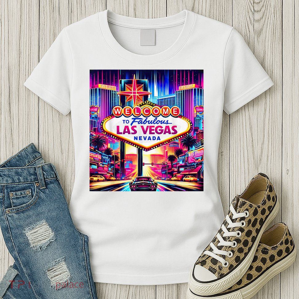 Las Vegas Nevada Design Las Vegas Souvenir Womens T-Shirt