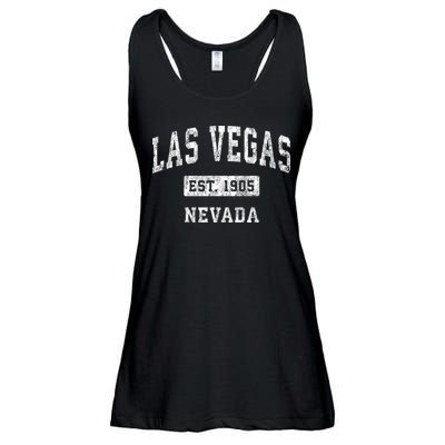 Las Vegas Nevada Nv Vintage Established Sports Ladies Essential Flowy Tank