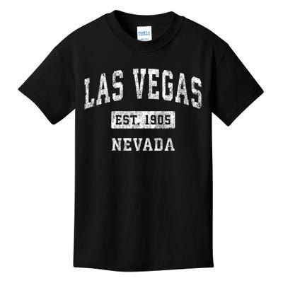 Las Vegas Nevada Nv Vintage Established Sports Kids T-Shirt