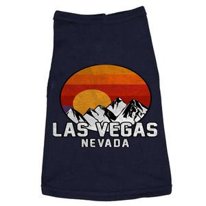 Las Vegas Nevada Retro Mountain Sunset Doggie Tank