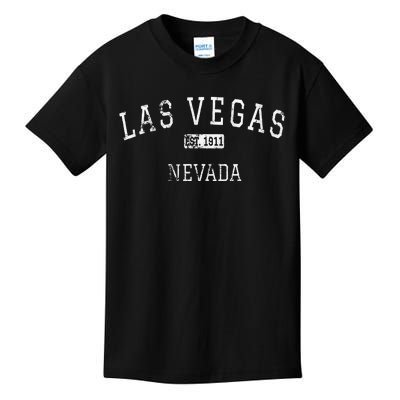 Las Vegas Nevada Nv Vintage Kids T-Shirt