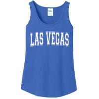 Las Vegas Nv Nevada Usa Vintage Sports Varsity Style Gift Ladies Essential Tank