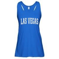 Las Vegas Nv Nevada Usa Vintage Sports Varsity Style Gift Ladies Essential Flowy Tank