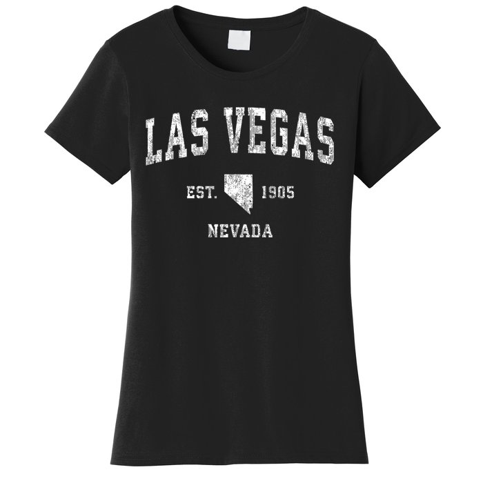 Las Vegas Nevada Nv Vintage Athletic Sports Women's T-Shirt