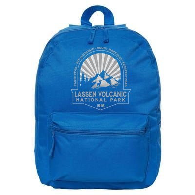 Lassen Volcanic National Park California Retro Souvenir Meaningful Gift 16 in Basic Backpack