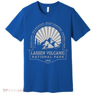 Lassen Volcanic National Park California Retro Souvenir Meaningful Gift Premium T-Shirt