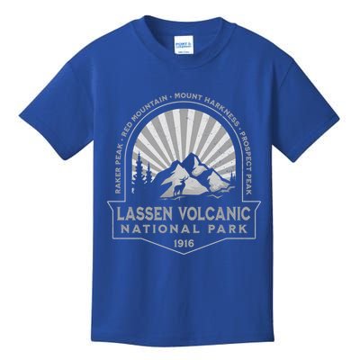 Lassen Volcanic National Park California Retro Souvenir Meaningful Gift Kids T-Shirt