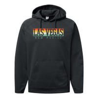 Las Vegas Nevada Country Souvenir Performance Fleece Hoodie