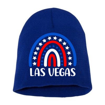 Las Vegas Nevada Funny Gift I Love Las Vegas Usa Gift Short Acrylic Beanie