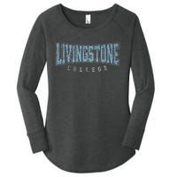 Livingstone Vintage Retro College Athletic Sports Women's Perfect Tri Tunic Long Sleeve Shirt