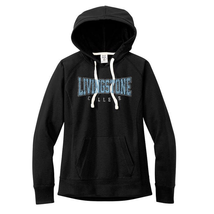 Livingstone Vintage Retro College Athletic Sports Women's Fleece Hoodie