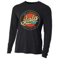 Lala Vintage Retro Grandma Cooling Performance Long Sleeve Crew