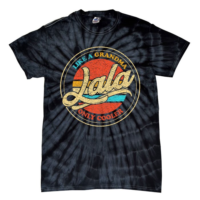 Lala Vintage Retro Grandma Tie-Dye T-Shirt