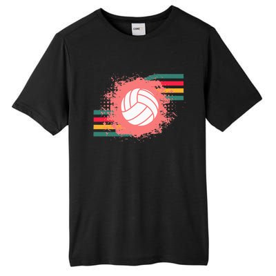 Love Volleyball Retro Vintage Vibe Team Tournament Teen Girl Tall Fusion ChromaSoft Performance T-Shirt