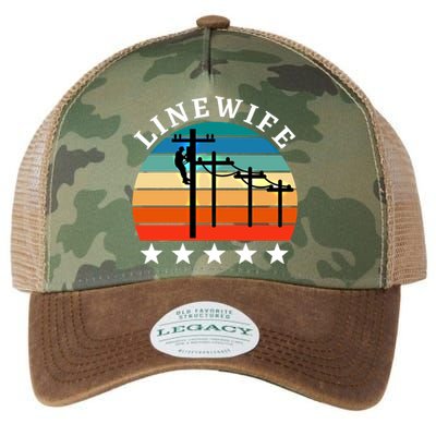 Linewife Vintage Retro Funny Gift Legacy Tie Dye Trucker Hat