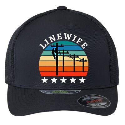 Linewife Vintage Retro Funny Gift Flexfit Unipanel Trucker Cap