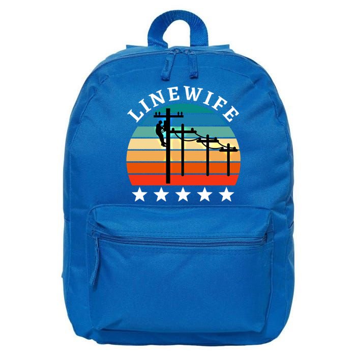 Linewife Vintage Retro Funny Gift 16 in Basic Backpack