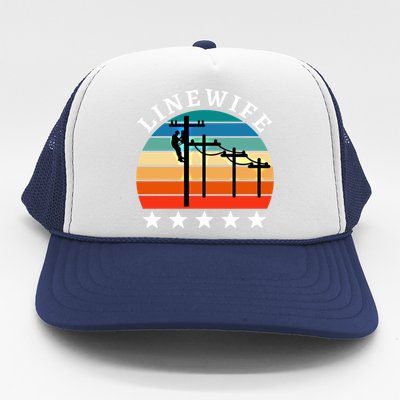 Linewife Vintage Retro Funny Gift Trucker Hat