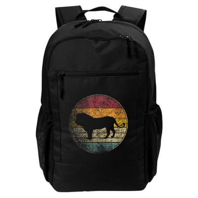 Lion Vintage Retro Cat Zoo Safari Africa Backpack