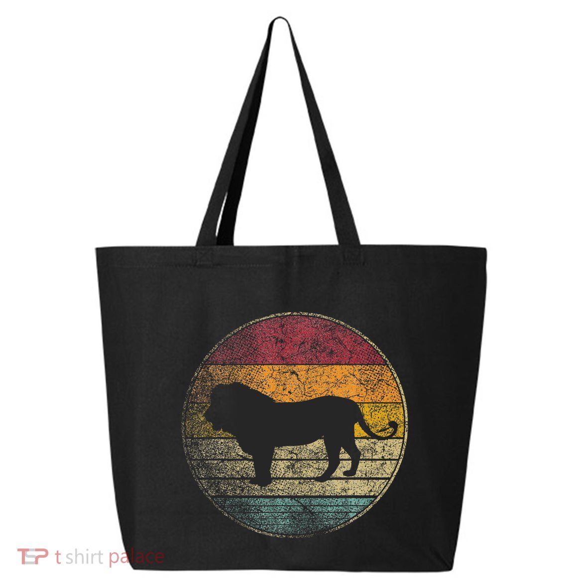 Lion Vintage Retro Cat Zoo Safari Africa 25L Jumbo Tote