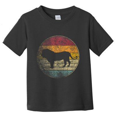 Lion Vintage Retro Cat Zoo Safari Africa Toddler T-Shirt