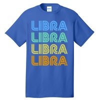 Libra Vintage Retro Design Libra Zodiac Sign / Constellation Cool Gift Tall T-Shirt