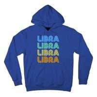 Libra Vintage Retro Design Libra Zodiac Sign / Constellation Cool Gift Tall Hoodie