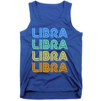 Libra Vintage Retro Design Libra Zodiac Sign / Constellation Cool Gift Tank Top