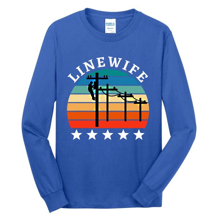 Linewife Vintage Retro Gift Tall Long Sleeve T-Shirt