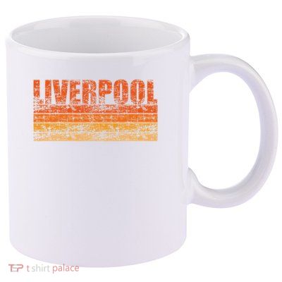 Liverpool Vintage Retro England 11oz C Handle Ceramic Mug
