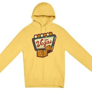 Las Vegas Retro Sign Premium Pullover Hoodie