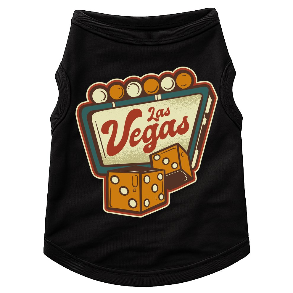 Las Vegas Retro Sign Doggie Tank
