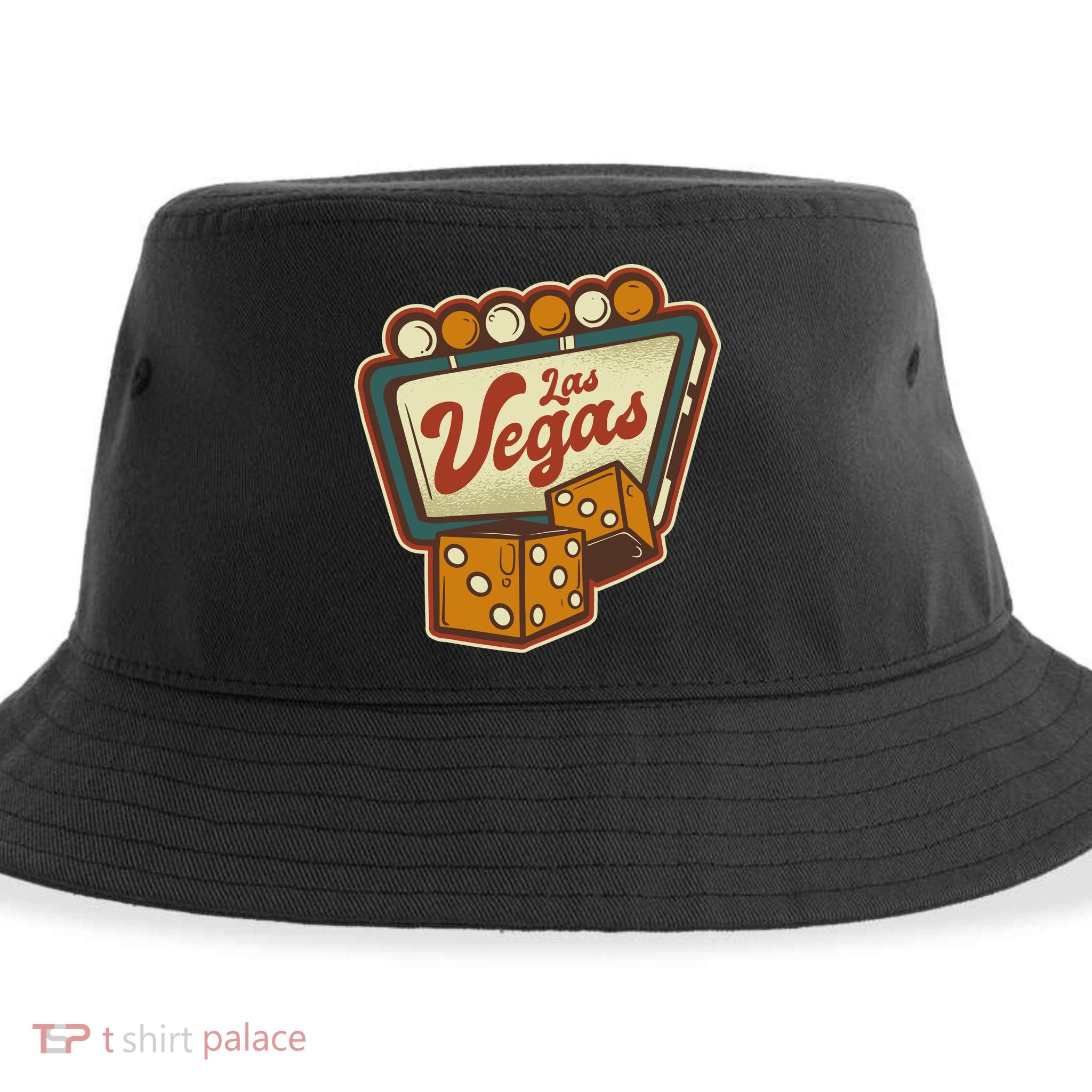 Las Vegas Retro Sign Sustainable Bucket Hat