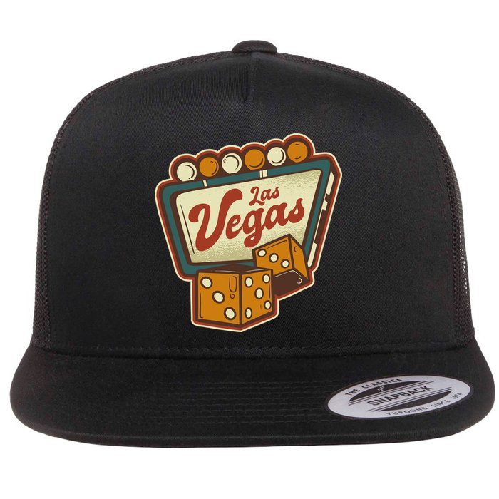 Las Vegas Retro Sign Flatbill Hat