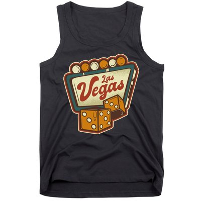 Las Vegas Retro Sign Tank Top