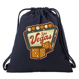 Las Vegas Retro Sign Drawstring Bag