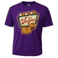 Las Vegas Retro Sign Cooling Performance Crew T-Shirt