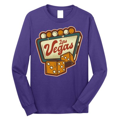 Las Vegas Retro Sign Long Sleeve Shirt