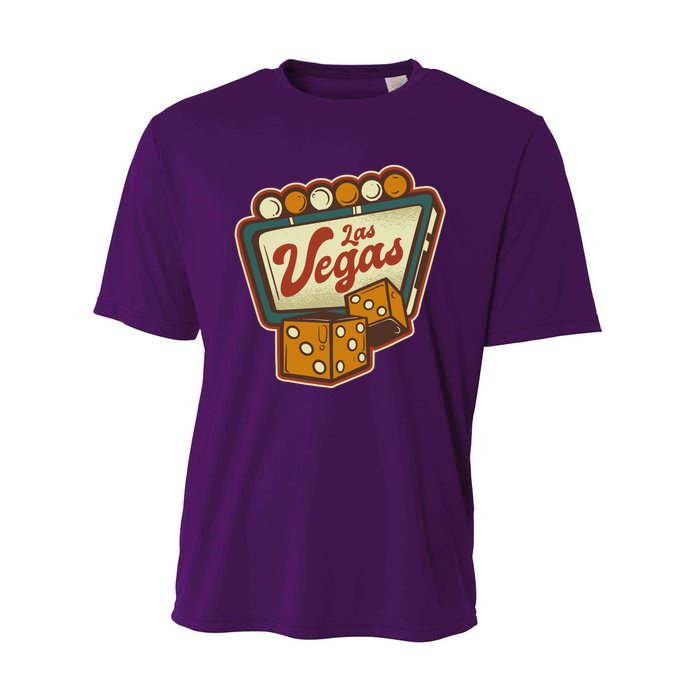 Las Vegas Retro Sign Performance Sprint T-Shirt