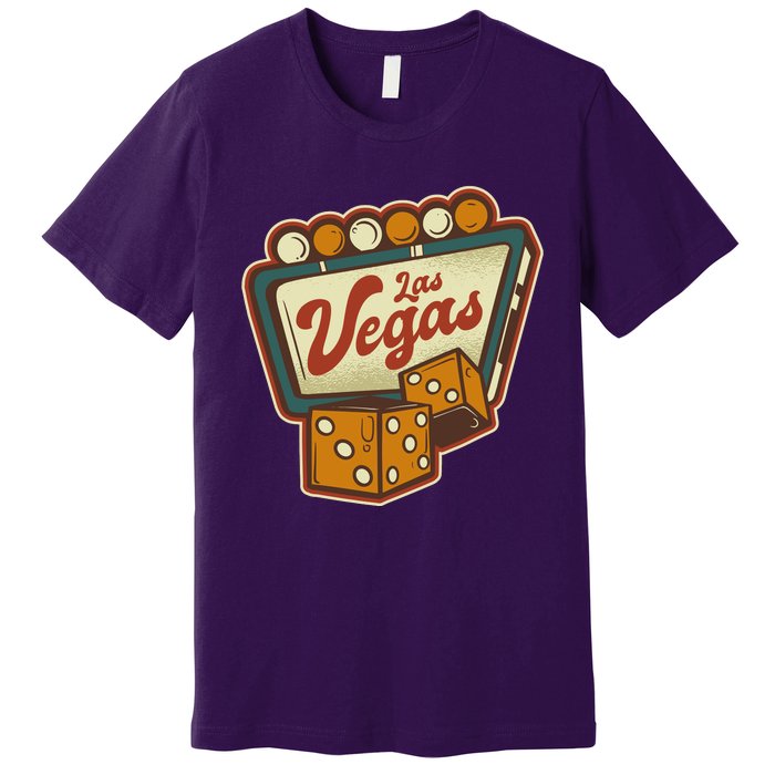 Las Vegas Retro Sign Premium T-Shirt