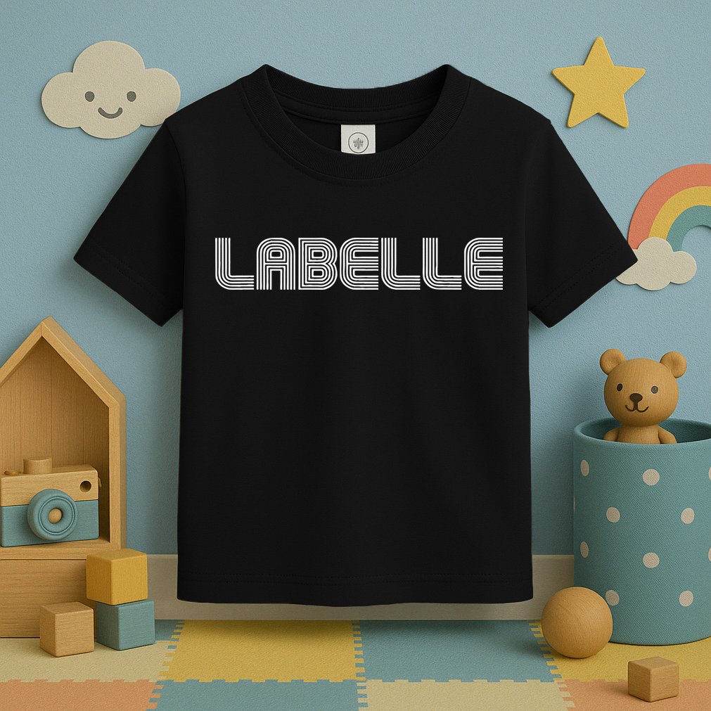 Labelle Vintage Retro College Athletic Sports Toddler T-Shirt