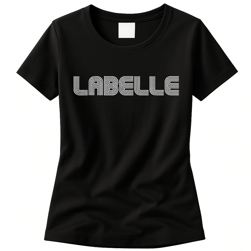 Labelle Vintage Retro College Athletic Sports Womens T-Shirt